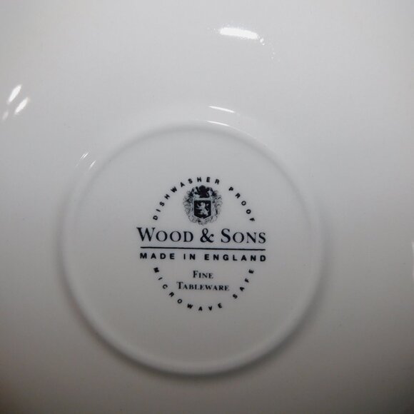 Set 4 Wood & Sons The Kitchen Garden Green Tools Down Time for Tea Teacup Saucer - Picture 9 of 10